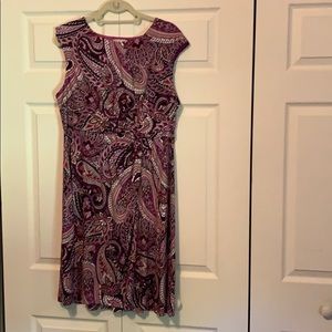 Purple paisley desss